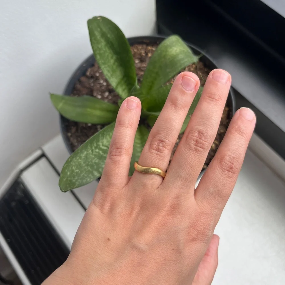 Luiny Marea Brass Ring - Picture 2 of 5